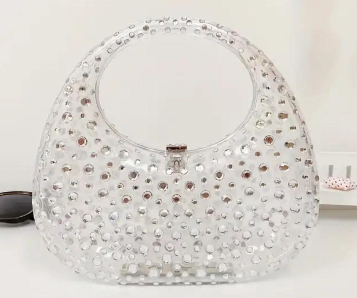 Clear Sequence/Glitter Purse