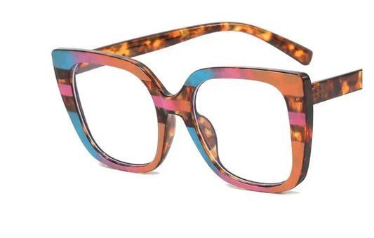 Leopard/Pink/Blue High Fashion Shades