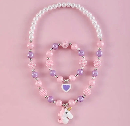 Kids NecklaceBracelet Set